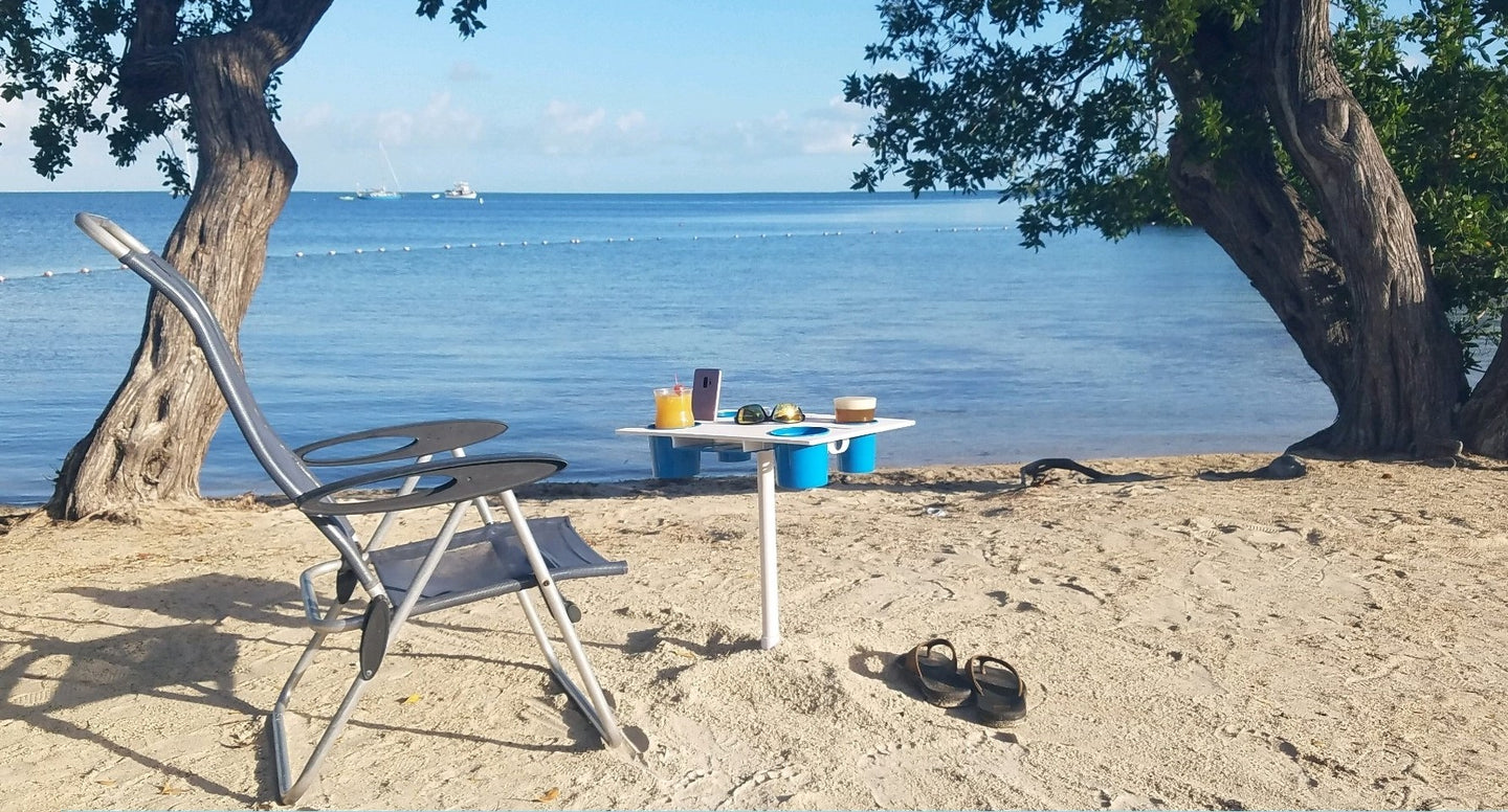 Octable Beach Table lightweight, sturdy, versatile, multi-purpose