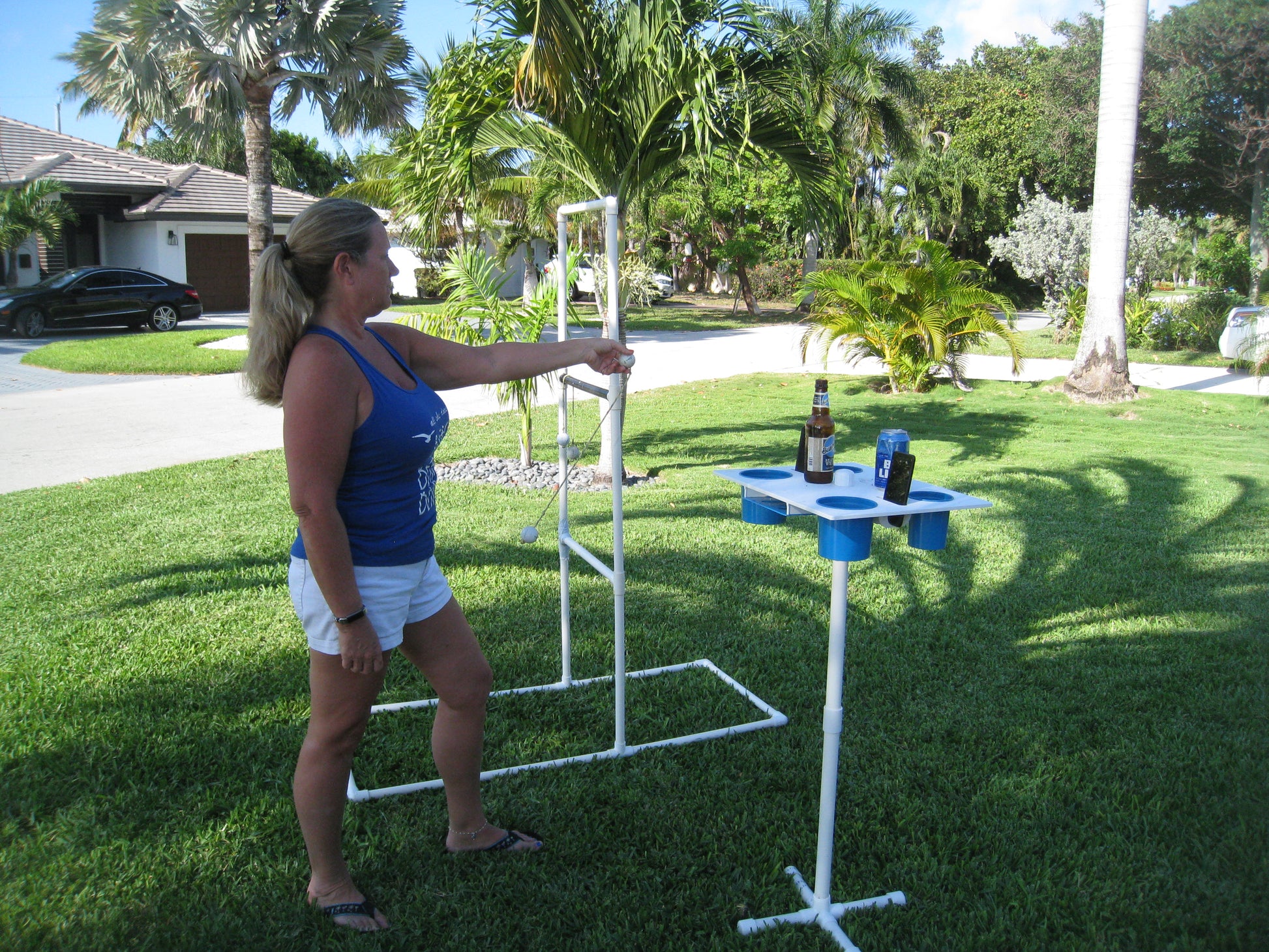 20" extender shown with optional PVC stand