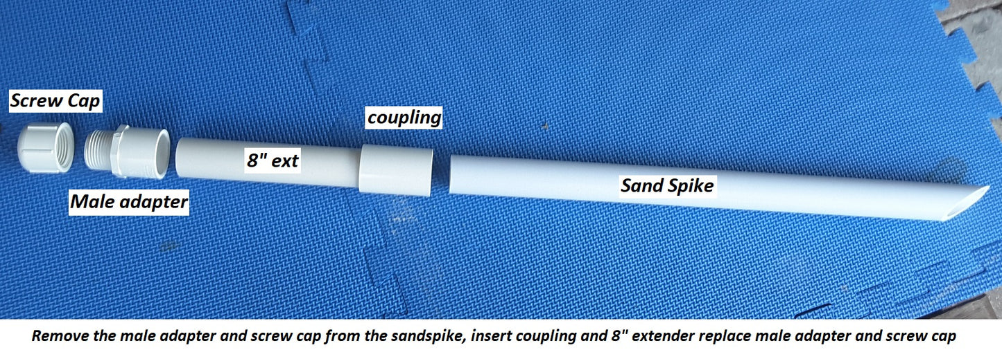 8" Extender for your Beach Table.